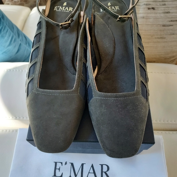 E'MARWomen's Olive Green Suede Shoes